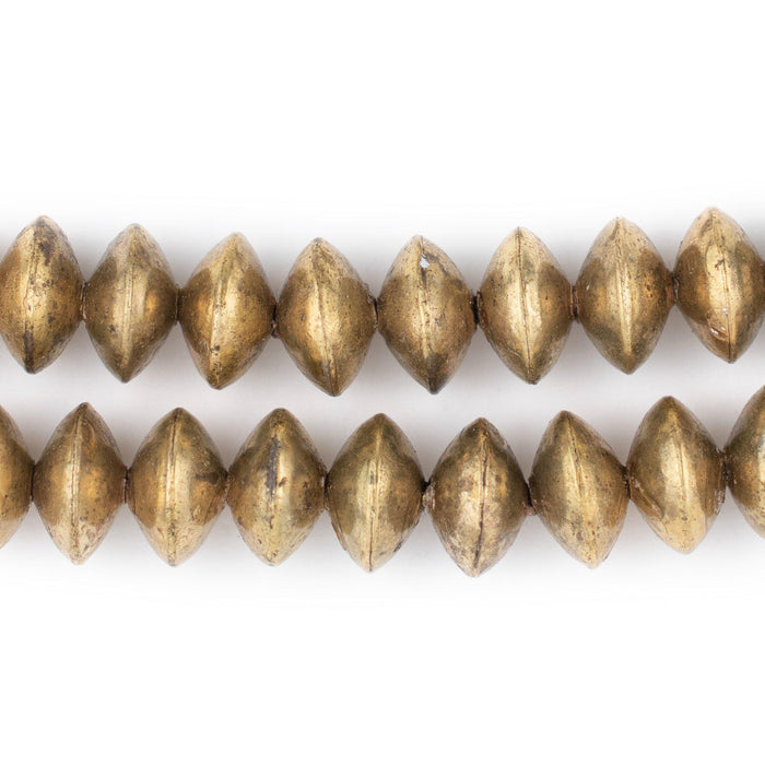 Ethiopian Brass Saucer Beads (12mm) - The Bead Chest