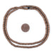 Antiqued Copper Interlocking Crisp Beads (4mm) - The Bead Chest