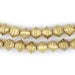 Striped Brass Bicone Beads - The Bead Chest