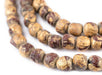 Clay Buddha Prayer Beads with Gold Leaf (11mm) - The Bead Chest