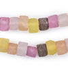 Pizzazz Mix Faceted Recycled Java Sea Glass Beads
