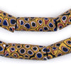 Blue Kaleidoscope Antique Matching Venetian Millefiori Trade Beads