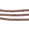 Antiqued Copper Interlocking Crisp Beads (4mm)