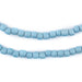 Light Blue Nugget Natural Wood Beads (5mm) - The Bead Chest