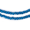 Azul Blue Nugget Natural Wood Beads (5mm)
