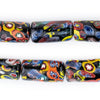 Cylindrical Millefiori Beads (26x12mm)