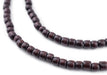Dark Brown Nugget Natural Wood Beads (5mm) - The Bead Chest