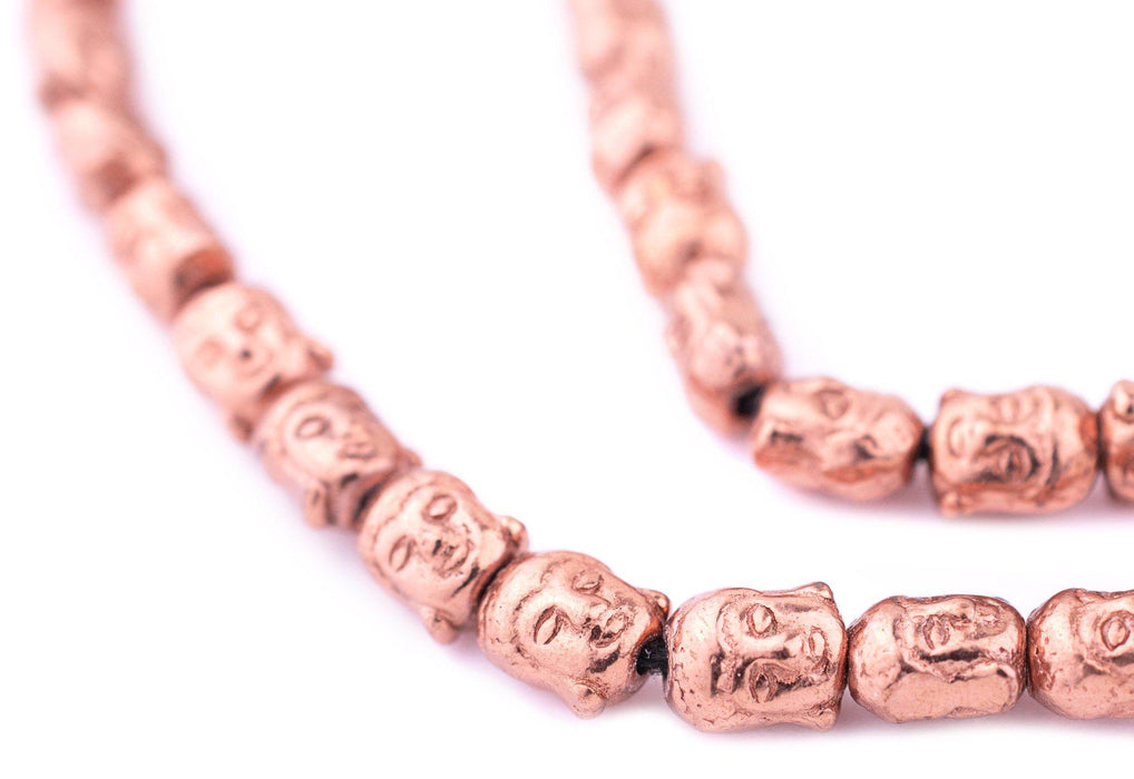 Copper Buddha Beads - The Bead Chest