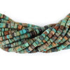 Dark Turquoise Tiny Heishi Beads (4mm)