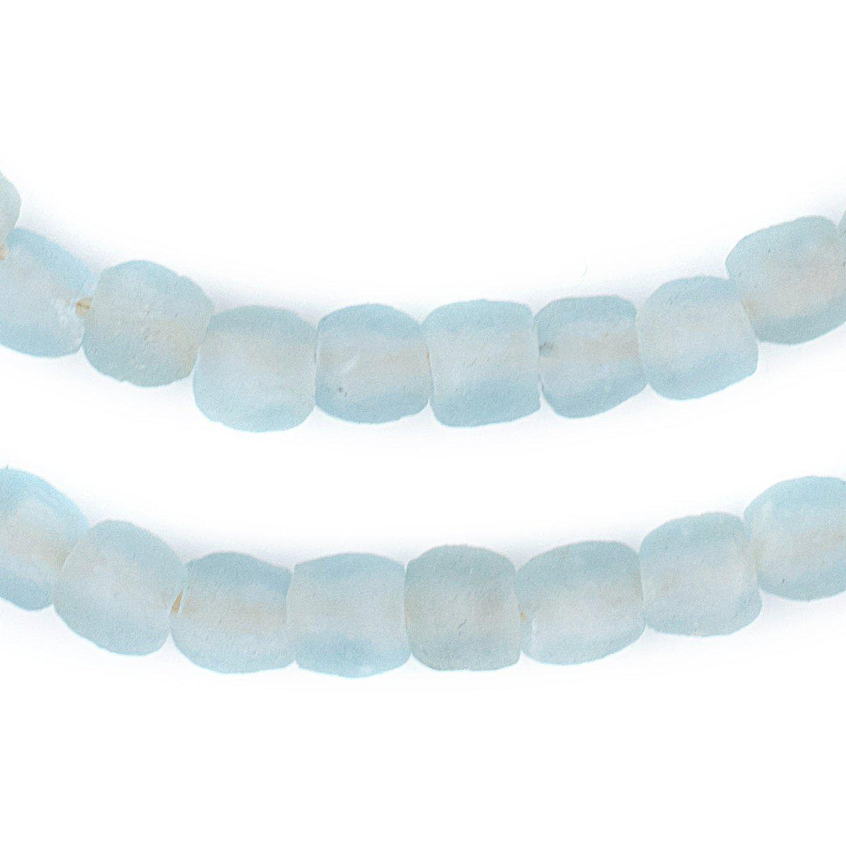Baby Blue Recycled Glass Beads (9mm) — The Bead Chest