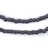 Dark Grey Nugget Natural Wood Beads (5mm)