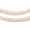 Cream White Snake Beads (6mm)