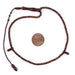 Dark Brown Round Wooden Arabian Prayer Beads (3mm) - The Bead Chest