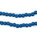 Azul Blue Round Natural Wood Beads (6mm) - The Bead Chest
