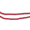 Round Red Coral Beads (3mm)