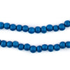 Azul Blue Round Natural Wood Beads (6mm)