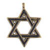 Brass Star of David Pendant (48x62mm)