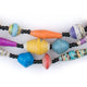 Natural Medley Recycled Paper Beads (Long Strand) - The Bead Chest