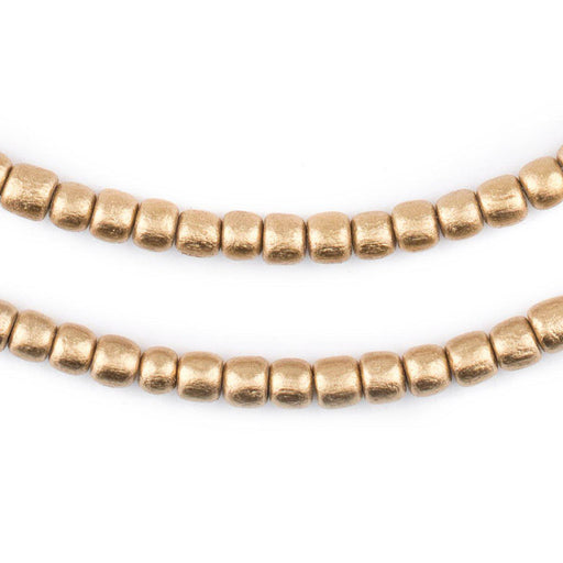 Gold Nugget Natural Wood Beads (5mm)