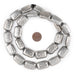 Silver Rectangular Hollow Tribal Beads (24x16mm) - The Bead Chest