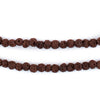 Brown Volcanic Lava Beads (4mm)