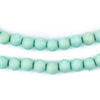 Pistachio Green Round Natural Wood Beads (8mm)