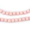 Pink Round Natural Wood Beads (8mm)