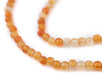 Round Carnelian Beads (4mm) - The Bead Chest