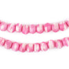 Pink Rustic Bone Mala Beads (8mm)