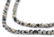 Matte Round Dalmatian Jasper Beads (4mm) - The Bead Chest