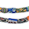 Multicolor Krobo Powder Glass Beads (Long Strand)