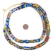 Multicolor Krobo Powder Glass Beads (Long Strand) - The Bead Chest