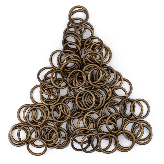 10mm Bronze Round Jump Rings (Approx 100 pieces) — The Bead Chest