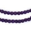 Purple Volcanic Lava Beads (6mm)