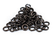 4mm Black Round Jump Rings (Approx 100 pieces) - The Bead Chest