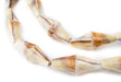 Beach Brown Decorative Shell Beads (40 Inch Strand) - The Bead Chest