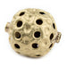 Jumbo Hollow Hammered Brass Bead (34mm) - The Bead Chest