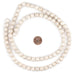 Round White Calcutta-Style Stone Beads (10mm) - The Bead Chest