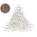 6mm Silver Round Jump Rings (Approx 100 pieces) - The Bead Chest