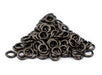 6mm Black Round Jump Rings (Approx 100 pieces) - The Bead Chest