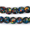 Midnight Medley Fused Recycled Glass Beads (14mm)