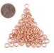 6mm Copper Round Jump Rings (Approx 100 pieces) - The Bead Chest