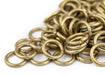 8mm Brass Round Jump Rings (Approx 100 pieces) - The Bead Chest