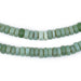 Pistachio Green Java Glass Button Beads (8mm) - The Bead Chest