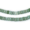 Pistachio Green Java Glass Button Beads (8mm)