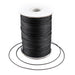 1mm Black Waxed Polyester Cord (500ft) - The Bead Chest