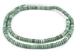 Pistachio Green Java Glass Button Beads (8mm) - The Bead Chest