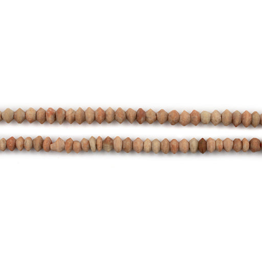 Beige Stone Mini Saucer Beads (4mm) - The Bead Chest