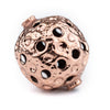 Jumbo Hollow Hammered Copper Bead (34mm)