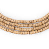 Cream Heishi Coconut Shell Beads (3-4mm)